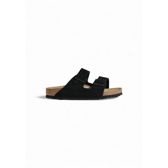 Birkenstock Arizona Suede Sandals Buckle Closure Women...